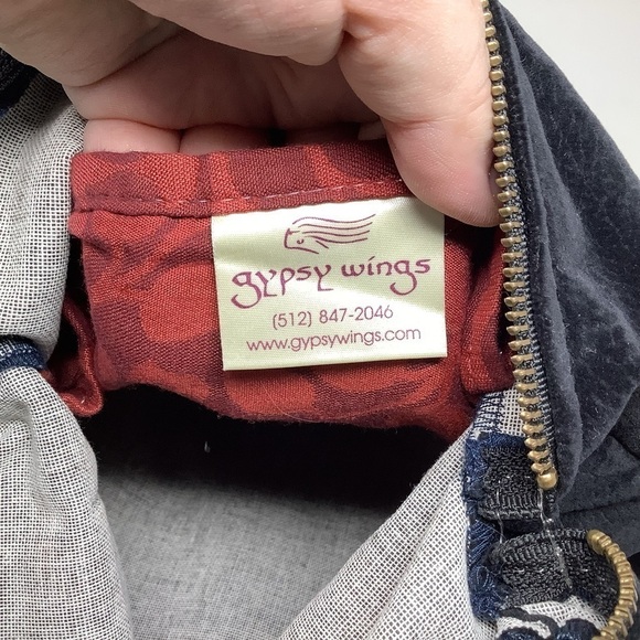 Gypsy Wings Floral Boho Tapestry Bag - Picture 2 of 7